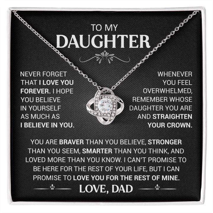 To my Daughter - BondKnot Necklace