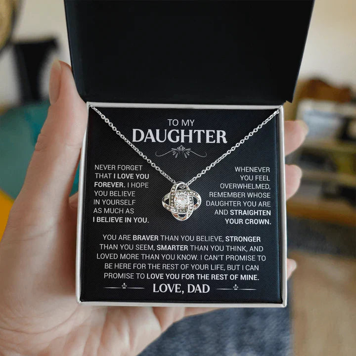 To my Daughter - BondKnot Necklace