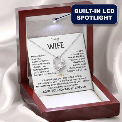 “To My Wife – Always & Forever” Necklace