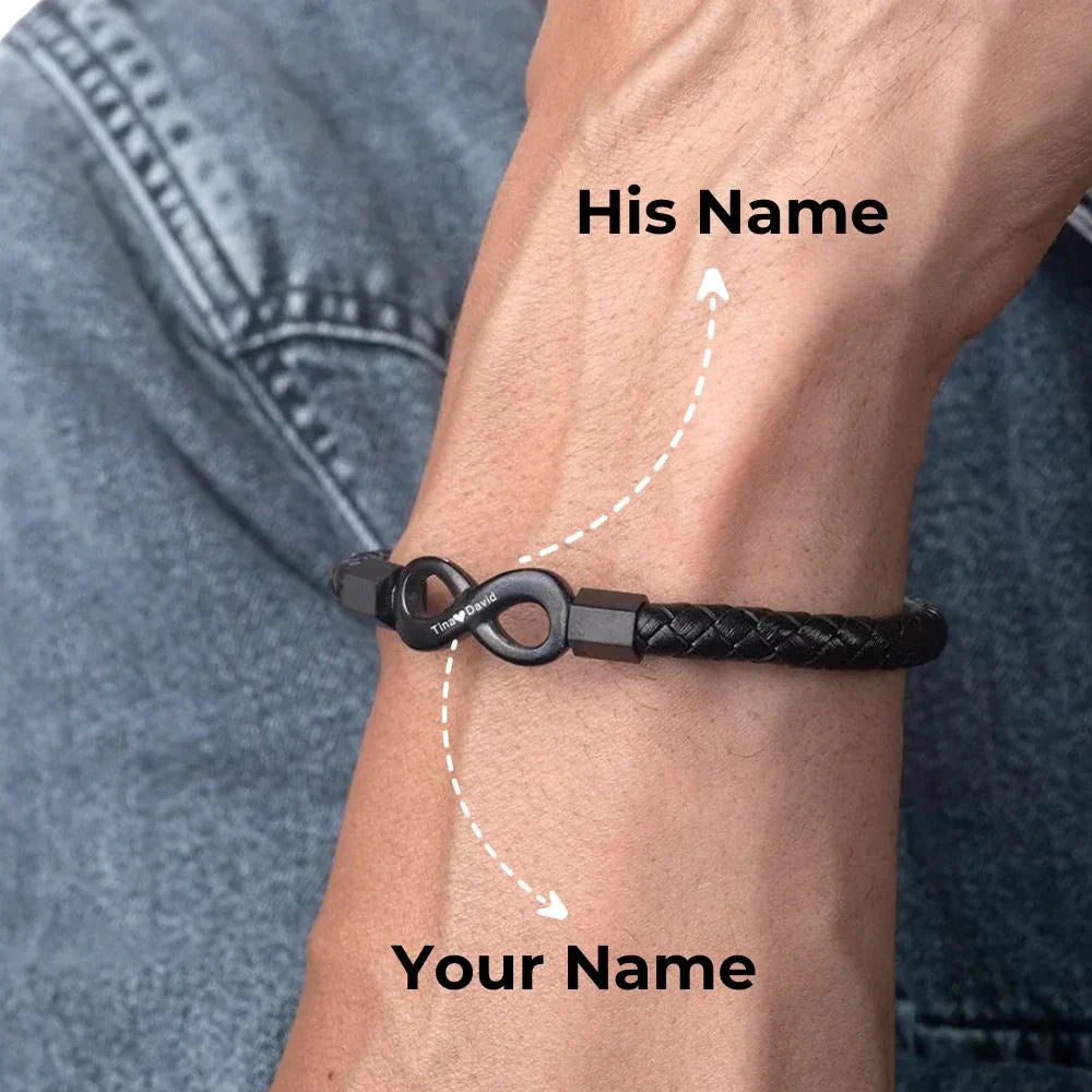 "To My Man" - Eternal Love Infinity Bracelet