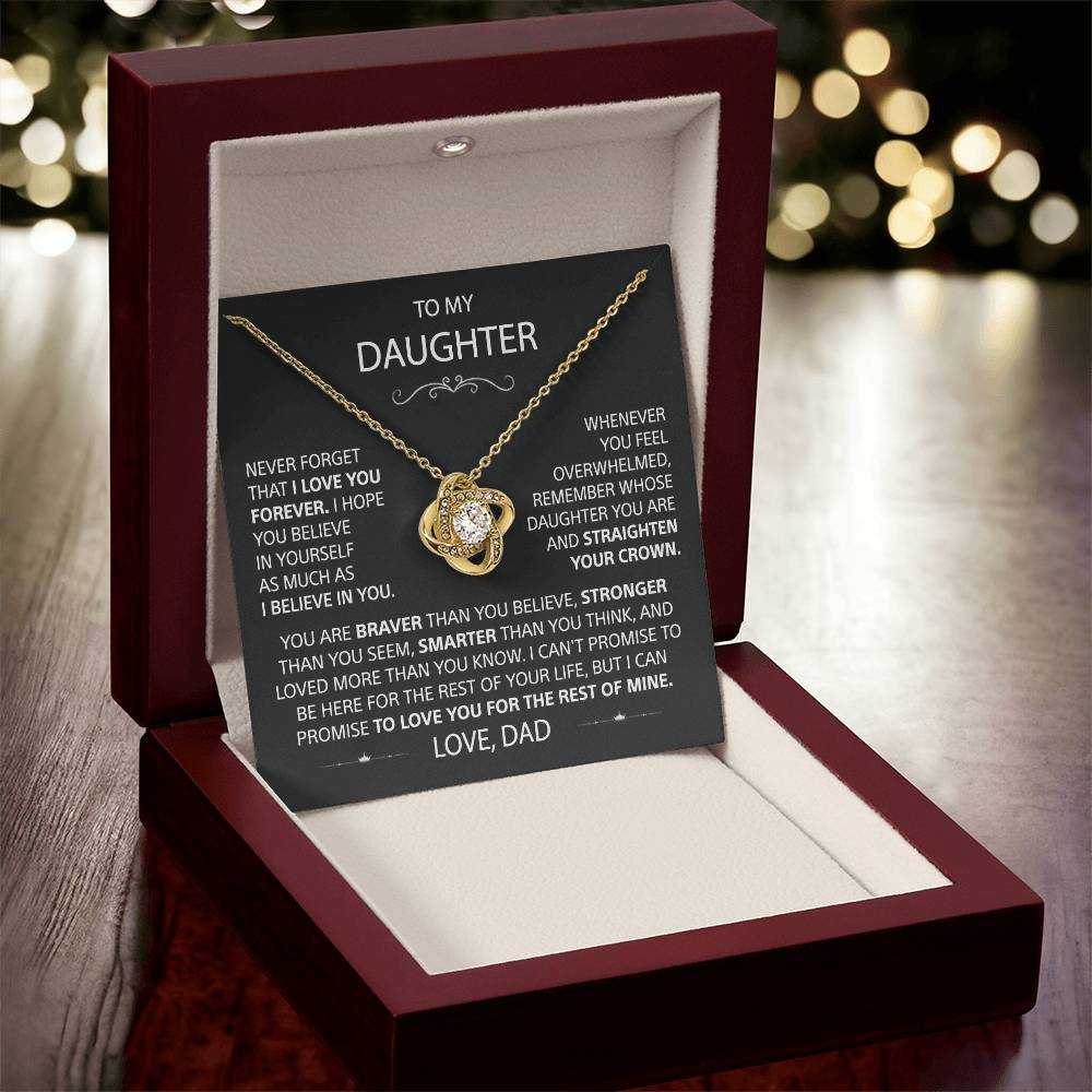 To my Daughter - BondKnot Necklace