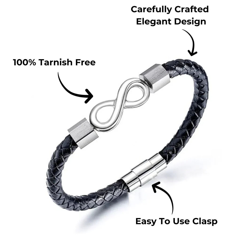 "To My Man" - Eternal Love Infinity Bracelet