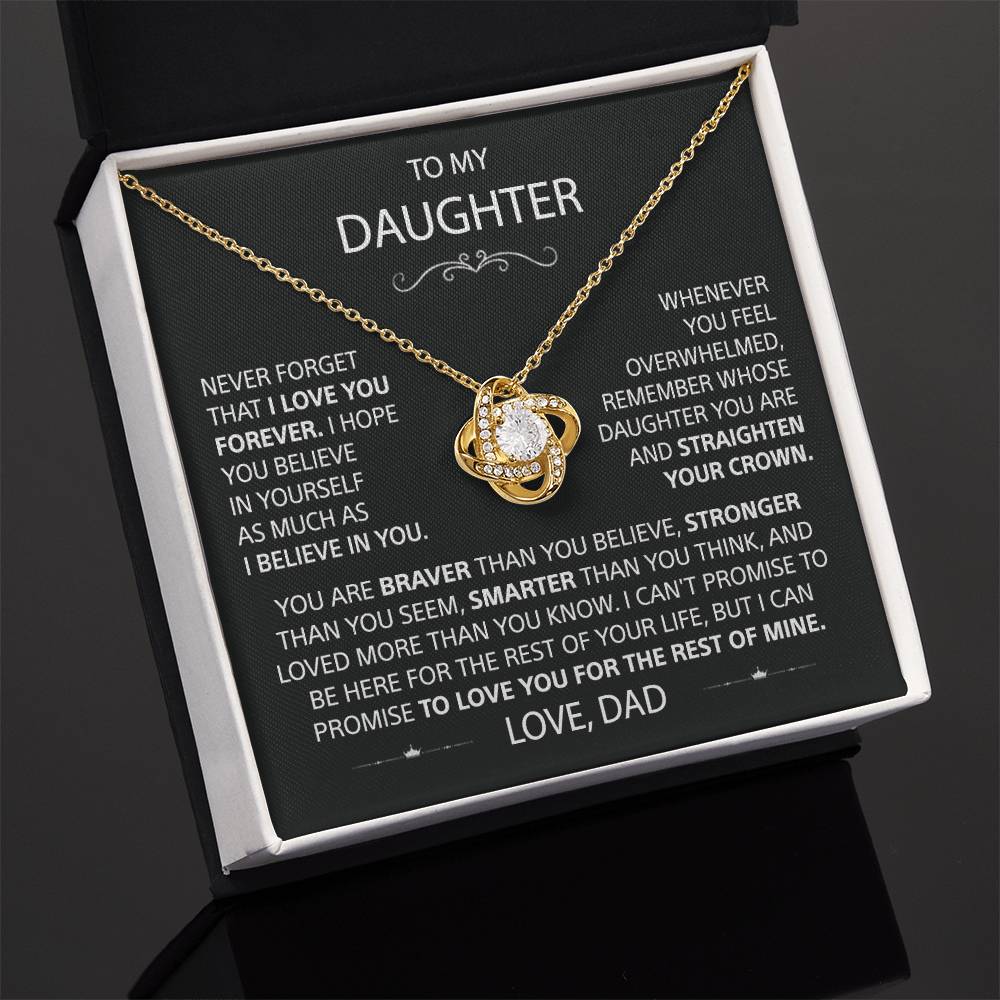 To my Daughter - BondKnot Necklace