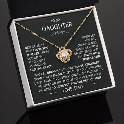 To my Daughter - BondKnot Necklace